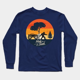 Retro Bigfoot Hide & Seek Long Sleeve T-Shirt